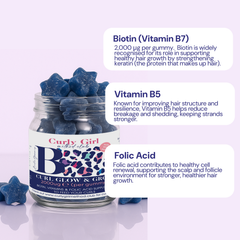 Image 3 for Grow + Glow Hair Vitamins - Biotin+ Gummies