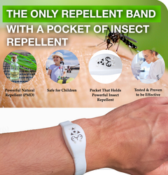 Image 3 for Mosquito & Insect Repellent Wrist Band - Adjustable one size fits all