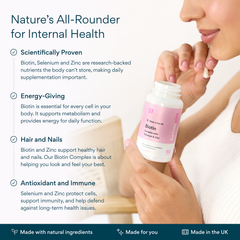 Image 5 for Biotin Complex Capsules With Selenium And Zinc 60 Capsules