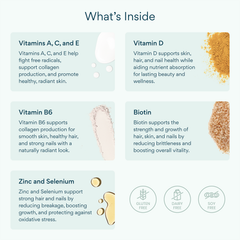 Image 5 for Hair Skin And Nails Gummies With Biotin And Selenium 60s