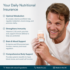 Image 2 for Multivitamin with 13 Essential Vitamins 60 Capsules