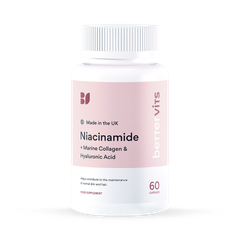 Image 1 for Niacinamide + Marine Collagen + Hyaluronic Acid 60 Capsules