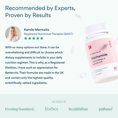 Image 3 for Niacinamide + Marine Collagen + Hyaluronic Acid 60 Capsules