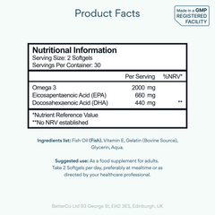 Image 4 for Omega 3 Softgels High EPA and DHA - 60s
