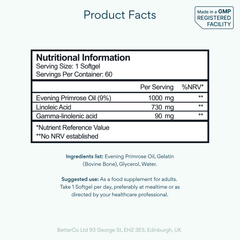 Image 3 for Primrose Oil with Essential Omega-6 Fatty Acids 60 Softgels