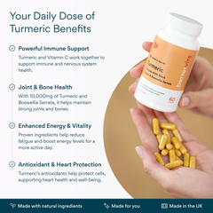 Image 2 for Turmeric Complex with Black Pepper & Boswellia Serrata 60 Capsules