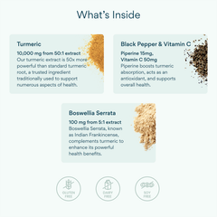 Image 5 for Turmeric Complex with Black Pepper & Boswellia Serrata 60 Capsules