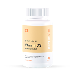 Image 1 for Vitamin D3 with Vitamin K2 60 Capsules