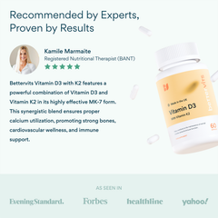 Image 3 for Vitamin D3 with Vitamin K2 60 Capsules
