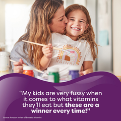 Image 4 for Bassetts Kids Multivitamins 3-6 Omega-3 Blackcurrant 30 Gummies