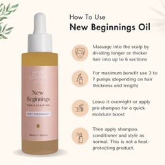 Image 3 for New Beginnings Fragrance Free Hair and Scalp Oil ‚Äì Postpartum Hair Loss & Regrowth Treatment for New Mums 50ml