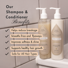 Image 4 for Silk Renewal Shampoo & Conditioner Set – Biotin, Rosemary & Argan Oil for Hair Growth and Hair Loss Support
