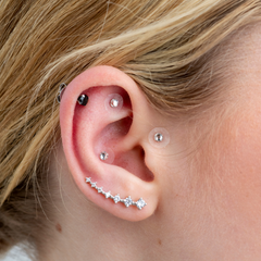 Image 3 for Ear Seed Kit for Women 40+ - 20 Crystal and 60 Natural Ear Seeds