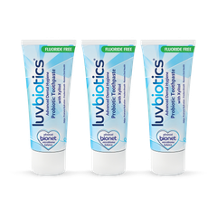 Image 1 for Probiotic Luvbiotics Fluoride Free Toothpaste - 3 pack