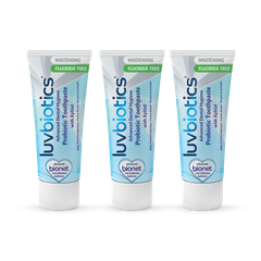 Image 1 for Probiotic Luvbiotics Fluoride Free Whitening Toothpaste - 3 pack