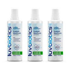Image 1 for Probiotic Luvbiotics Fluoride Free Mouthwash - 3 pack
