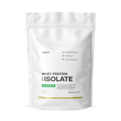 Image 1 for Grass-Fed Whey Protein Isolate Vanilla 1000g | Fast-Absorbing Natural Whey Protein Isolate | Sweetened with Stevia | Low in Sugar and Fat | 83% Protein Content