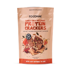 Image 1 for Sweet Chilli Beetroot Protein Crackers