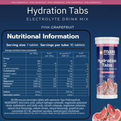 Image 2 for MaxiNutrition Hydration tabs, Pink Grapefruit, Zero Sugar 6 x 10 Tablets (6 Pack)