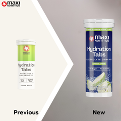 Image 2 for MaxiNutrition Hydration tabs, Green Apple, Zero Sugar 6 x 10 Tablets (6 Pack)