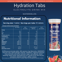 Image 2 for MaxiNutrition Hydration tabs, Watermelon, Zero Sugar 6 x 10 Tablets (6 Pack)