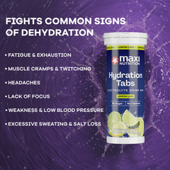 Image 3 for MaxiNutrition Hydration tabs, Lemon Lime, Zero Sugar 6 x10 Tablets (6 Pack)