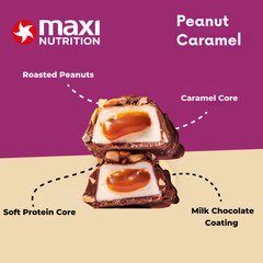 Image 2 for MaxiNutrition Creamy Core Protein Bar - Snack -13g Protein - Peanut Caramel
