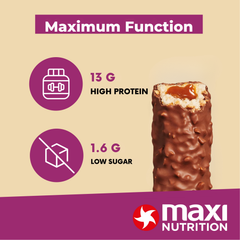 Image 3 for MaxiNutrition Creamy Core Protein Bar - Snack -13g Protein - Peanut Caramel