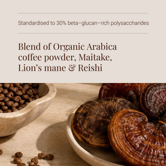 Image 4 for Organic Decaffeinated Mushroom Extract Coffee Powder - 75g