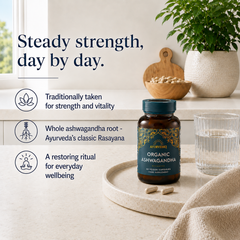 Image 4 for Organic Ashwaganda & Black Pepper Extract Capsules - 60's Capsules