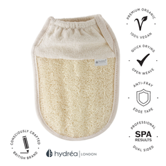 Image 4 for Organic Egyptian Loofah Exfoliating Mitt with Cuff