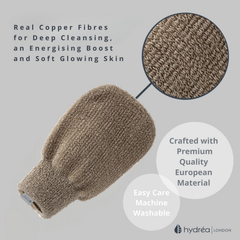 Image 2 for Copper & Linen Exfoliating Mitt