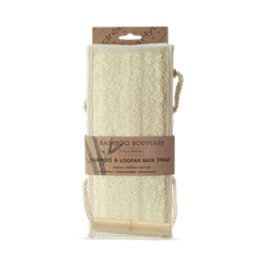 Image 1 for Bamboo & Loofah Exfoliating Back Strap