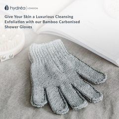 Image 3 for Carbonized Bamboo Exfoliating Shower Gloves