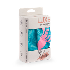 Image 2 for Luxury Palm Blush Shower Cap