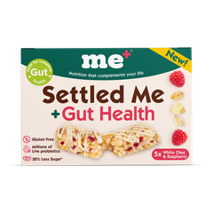 Image 1 for Settled Me + Gut Health White Choc and Raspberry 5 x 19g