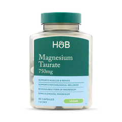 Image 1 for Magnesium Taurate 750mg 90 Capsules