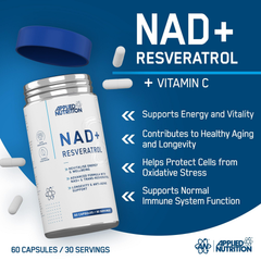 Image 2 for NAD+ Trans Resveratrol 60 Capsules