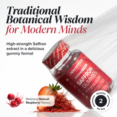 Image 4 for Saffron Gummies Strawberry 60 Gummies