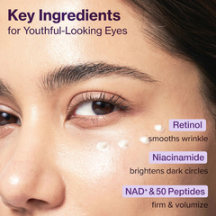 Image 3 for No.9 NAD+ Retinol Volumetox Eye Cream 10ml