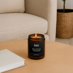 Image 3 for Bro-tanical Scented Soy Candle with Cedar & Rosewood  – 154g