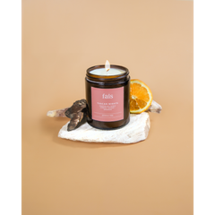 Image 3 for Tuscan Nights Scented Soy Candle with Cypress, Orange & Geranium – Natural Home Fragrance – 154g