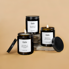 Image 3 for Scented Soy Candles Aromatherapy Set of 3 – Balance It, Nourish It & Restore It