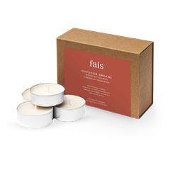 Image 1 for Outdoor Dreams Tealights Set of 4 Citronella + Cedar Wood