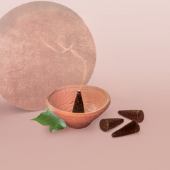 Image 2 for Outdoor Dreams Incense Cones Set with Terracotta Base
