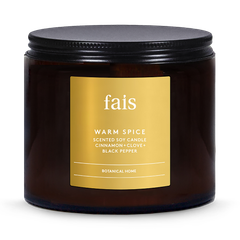 Image 1 for Warm Spice Soy Candle with Cinnamon, Clove & Black Pepper – Natural Home Fragrance – 440g