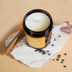 Image 3 for Warm Spice Soy Candle with Cinnamon, Clove & Black Pepper – Natural Home Fragrance – 154g