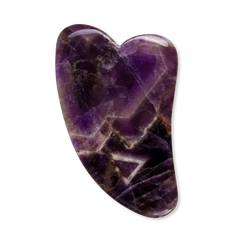 Image 1 for Genuine Crystal Gua Sha Chemical Free Amethyst