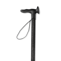 Image 2 for Black Glitter Walking Stick Left Hand