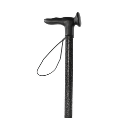 Image 2 for Black Glitter Walking Stick Right Hand